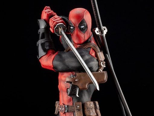 Marvel Deadpool (Maximum Effort) Fine Art Statue-1-Jtoys