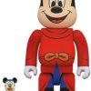 Medicom Toy Be@Rbrick Fantasia Mickey Mouse 100% &Amp; 400% Bearbrick-1-Jtoys