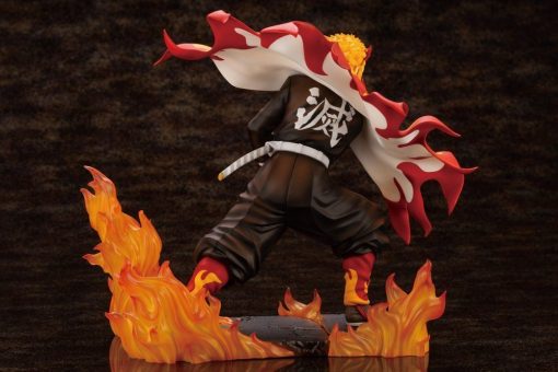 Demon Slayer Kimetsu No Yaiba Artfx J Kyoujurou Rengoku (Purgatory Anjuro) Statue-6-Jtoys
