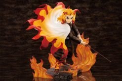 Demon Slayer Kimetsu no Yaiba ArtFX J Kyoujurou Rengoku (Purgatory Anjuro) Statue-2-JToys
