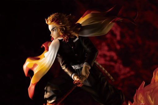 Demon Slayer Kimetsu No Yaiba Artfx J Kyoujurou Rengoku (Purgatory Anjuro) Statue-11-Jtoys