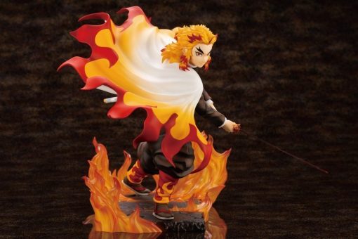 Demon Slayer Kimetsu No Yaiba Artfx J Kyoujurou Rengoku (Purgatory Anjuro) Statue-8-Jtoys