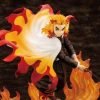Demon Slayer Kimetsu no Yaiba ArtFX J Kyoujurou Rengoku (Purgatory Anjuro) Statue-1-JToys