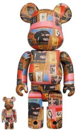 MEDICOM TOY BE@RBRICK Andy Warhol x JEAN-MICHEL BASQUIAT #2 100% & 400% Bearbrick?Pre-Order?-1-JToys