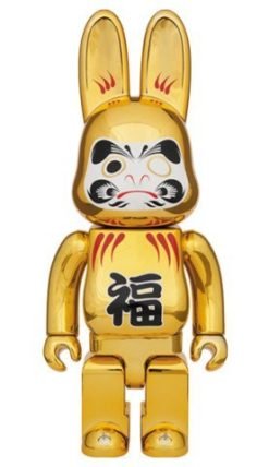 MEDICOM TOY BE@RBRICK DARUMA GOLDEN 400% Bearbrick-1-JToys