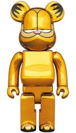 Medicom Toy Be@Rbrick Garfield Gold Chrome Ver. 100% &Amp; 400% Bearbrick?Pre-Order?-3-Jtoys Medicom Toy Be@Rbrick Garfield Gold Chrome Ver. 100% &Amp; 400% Bearbrick?Pre-Order?-3-Jtoys