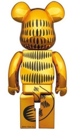 Medicom Toy Be@Rbrick Garfield Gold Chrome Ver. 100% &Amp; 400% Bearbrick?Pre-Order?-4-Jtoys Medicom Toy Be@Rbrick Garfield Gold Chrome Ver. 100% &Amp; 400% Bearbrick?Pre-Order?-4-Jtoys