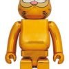 Medicom Toy Be@Rbrick Garfield Gold Chrome Ver. 1000% Bearbrick?Pre-Order?-1-Jtoys