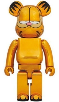 MEDICOM TOY BE@RBRICK GARFIELD GOLD CHROME Ver. 1000% Bearbrick?PRE-ORDER?-1-JToys