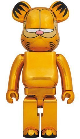 Medicom Toy Be@Rbrick Garfield Gold Chrome Ver. 1000% Bearbrick?Pre-Order?-1-Jtoys Medicom Toy Be@Rbrick Garfield Gold Chrome Ver. 1000% Bearbrick?Pre-Order?-1-Jtoys
