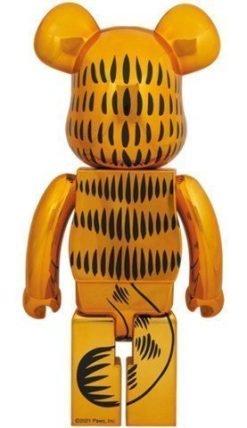 MEDICOM TOY BE@RBRICK GARFIELD GOLD CHROME Ver. 1000% Bearbrick?PRE-ORDER?-2-JToys
