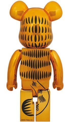 Medicom Toy Be@Rbrick Garfield Gold Chrome Ver. 1000% Bearbrick?Pre-Order?-2-Jtoys Medicom Toy Be@Rbrick Garfield Gold Chrome Ver. 1000% Bearbrick?Pre-Order?-2-Jtoys