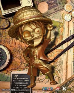 Mighty Jaxx XXRay Plus Luffy (Treasure Gold Edition) Designer Vinyl Toy Figure
