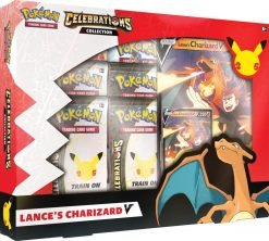 POKÉMON TCG Celebrations Collections - V Box (Lance’s Charizard V and Dark Sylveon V)-4-JToys
