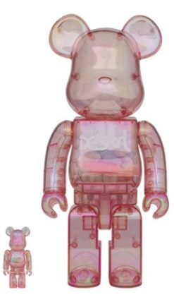 MEDICOM TOY BE@RBRICK X-girl 2020 100% & 400% Bearbrick-1-JToys