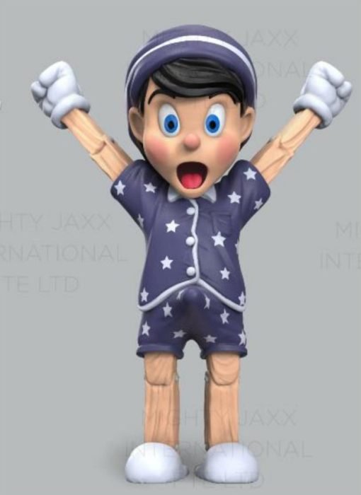 Mighty Jaxx A Wood Awakening Stay Home Edition In Pajamas 25Cm Designer Vinyl Figure - Image 3 Mighty Jaxx A Wood Awakening Stay Home Edition In Pajamas 25Cm Designer Vinyl Figure - Image 3