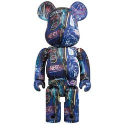 Alternative view of MEDICOM TOY BE@RBRICK Jean-Michel Basquiat #7 100% & 400% Set Bearbrick