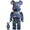 Medicom Toy Be@Rbrick Jean-Michel Basquiat #7 100% &Amp; 400% Set Bearbrick - Jtoys