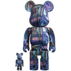 MEDICOM TOY BE@RBRICK Jean-Michel Basquiat #7 100% & 400% Set Bearbrick