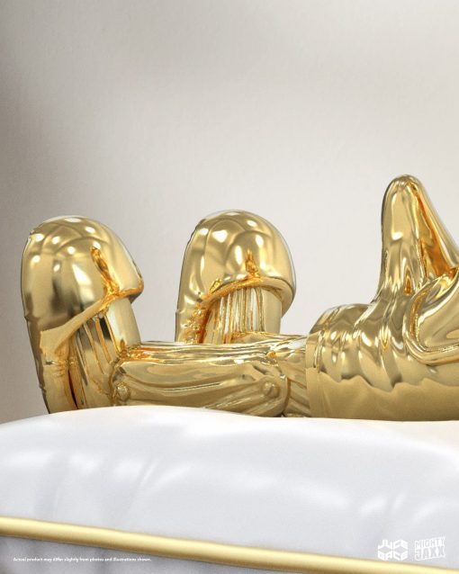 Mighty Jaxx A Wood Awakening Chill-Out (Porcelain Gold Chrome Edition) Designer Vinyl Figure - Image 5 Mighty Jaxx A Wood Awakening Chill-Out (Porcelain Gold Chrome Edition) Designer Vinyl Figure - Image 5
