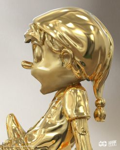 Mighty Jaxx A Wood Awakening Chill-Out (Porcelain Gold Chrome Edition) Designer Vinyl Figure - Image 3 Mighty Jaxx A Wood Awakening Chill-Out (Porcelain Gold Chrome Edition) Designer Vinyl Figure - Image 3