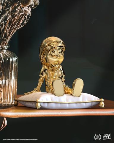 Mighty Jaxx A Wood Awakening Chill-Out (Porcelain Gold Chrome Edition)?Pre-Order?-1-Jtoys Mighty Jaxx A Wood Awakening Chill-Out (Porcelain Gold Chrome Edition)?Pre-Order?-1-Jtoys