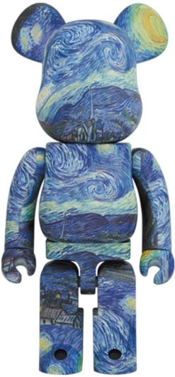 MEDICOM TOY BE@RBRICK Vincent Van Gogh Starry Night 1000% Bearbrick?Pre-Order?-1-JToys