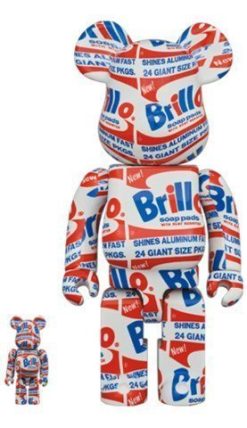 MEDICOM TOY BE@RBRICK ANDY WARHOL Brillo 100% & 400% Bearbrick-1-JToys