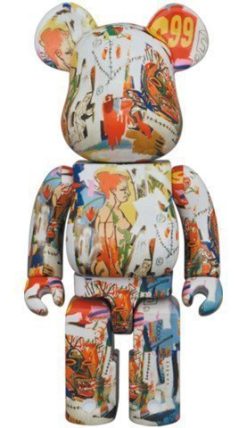 MEDICOM TOY BE@RBRICK Andy Warhol × JEAN-MICHEL BASQUIAT #4 400% Bearbrick【Pre-Order】-1-JToys