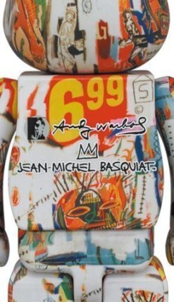 MEDICOM TOY BE@RBRICK Andy Warhol × JEAN-MICHEL BASQUIAT #4 400％ Bearbrick【Pre-Order】-2-JToys