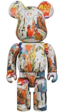 MEDICOM TOY BE@RBRICK Andy Warhol × JEAN-MICHEL BASQUIAT #4 1000％ Bearbrick【Pre-Order】-1-JToys