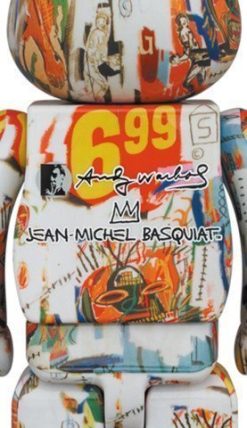 MEDICOM TOY BE@RBRICK Andy Warhol × JEAN-MICHEL BASQUIAT #4 1000％ Bearbrick【Pre-Order】-2-JToys
