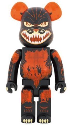 MEDICOM TOY BE@RBRICK Godzilla VS Destroyer version Godzilla (Meltdown Clear Orange Ver.)1000% Bearbrick?Pre-Order?-1-JToys