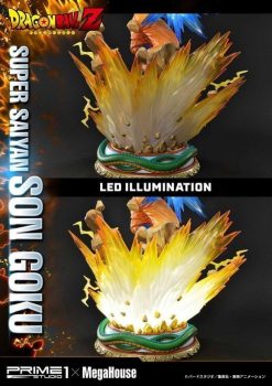 Prime 1 Studio Dragon Ball Z Super Saiyan Son Goku 1/4 Resin Statue - Image 4