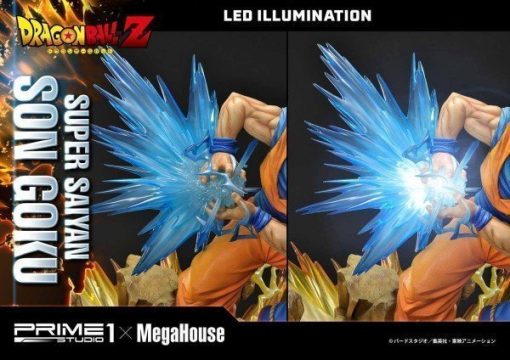 Prime 1 Studio Dragon Ball Z Super Saiyan Son Goku 1/4 Resin Statue - Image 6