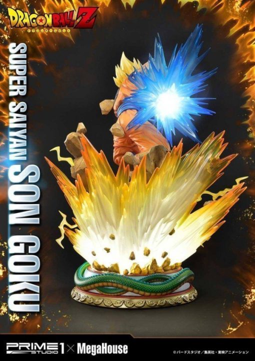 Prime 1 Studio Dragon Ball Z Super Saiyan Son Goku 1/4 Resin Statue - Image 12