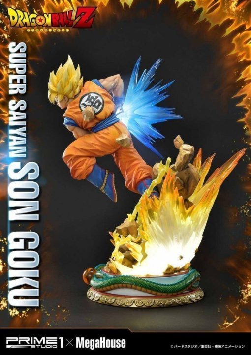 Prime 1 Studio Dragon Ball Z Super Saiyan Son Goku 1/4 Resin Statue - Image 11