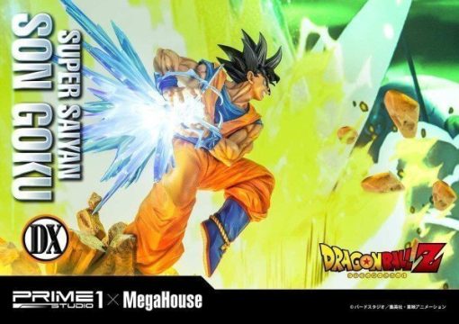 Prime 1 Studio Dragon Ball Z Super Saiyan Son Goku 1/4 Dx (Deluxe) Edition Resin Statue - Image 11