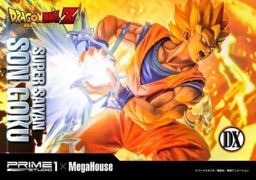 Prime 1 Studio Dragon Ball Z Super Saiyan Son Goku 1/4 Dx (Deluxe) Edition Resin Statue - Image 16