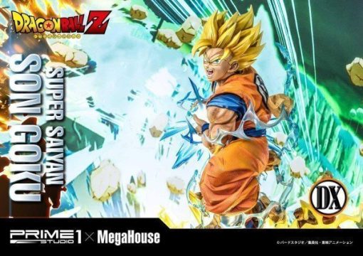 Prime 1 Studio Dragon Ball Z Super Saiyan Son Goku 1/4 Dx (Deluxe) Edition Resin Statue - Image 17