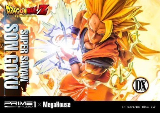 Prime 1 Studio Dragon Ball Z Super Saiyan Son Goku 1/4 Dx (Deluxe) Edition Resin Statue - Image 24