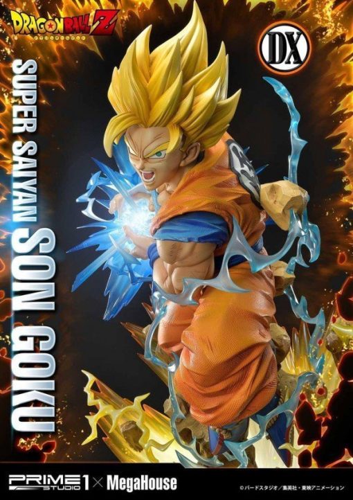 Prime 1 Studio Dragon Ball Z Super Saiyan Son Goku 1/4 Dx (Deluxe) Edition Resin Statue - Image 27