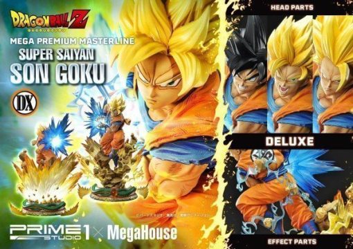 Prime 1 Studio Dragon Ball Z Super Saiyan Son Goku 1/4 Dx (Deluxe) Edition Resin Statue - Image 4
