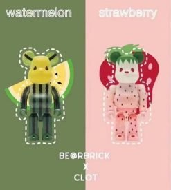 MEDICOM TOY BE@RBRICK Clot Watermelon & Strawberry 1000% sets Bearbrick?Pre-Order?-1-JToys