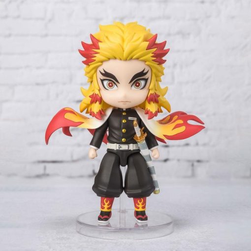 Demon Slayer Kimetsu No Yaiba Figuarts Mini Kyojuro Rengoku (Flame Breathing Ver.)-3-Jtoys