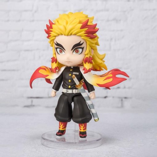 Demon Slayer Kimetsu No Yaiba Figuarts Mini Kyojuro Rengoku (Flame Breathing Ver.)-4-Jtoys