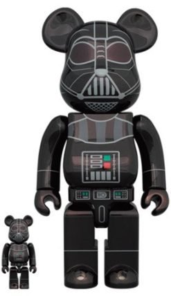 MEDICOM TOY BE@RBRICK DARTH VADER(Rogue One Ver.) Chrome 100% & 400% Bearbrick?Pre-Order?-1-JToys