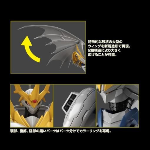 Digimon Adventure Figure-Rise Standard Amplified Imperialdramon (Paladin Mode) Model Kit-6-Jtoys
