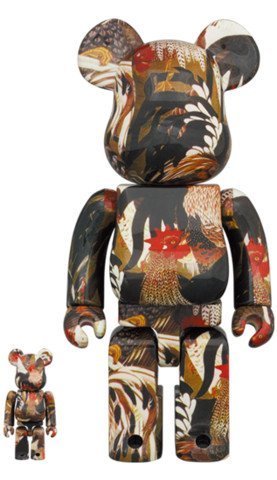 Medicom Toy Be@Rbrick Ito Jakuchu Doshoku Sai-E Gunkei-Zu (Fowls) 100% &Amp; 400% Set Bearbrick-1-Jtoys Medicom Toy Be@Rbrick Ito Jakuchu Doshoku Sai-E Gunkei-Zu (Fowls) 100% &Amp; 400% Set Bearbrick-1-Jtoys