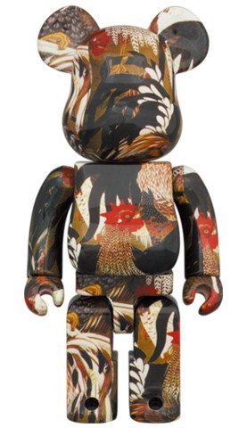 Medicom Toy Be@Rbrick Ito Jakuchu Doshoku Sai-E Gunkei-Zu (Fowls) 100% &Amp; 400% Set Bearbrick-3-Jtoys Medicom Toy Be@Rbrick Ito Jakuchu Doshoku Sai-E Gunkei-Zu (Fowls) 100% &Amp; 400% Set Bearbrick-3-Jtoys
